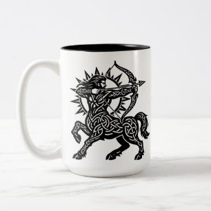 Tasse 2 Couleurs Sagittaire — L'Archer par BurnsInHell