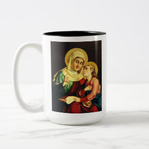 Tasse 2 Couleurs Saint Ann et Vierge Marie