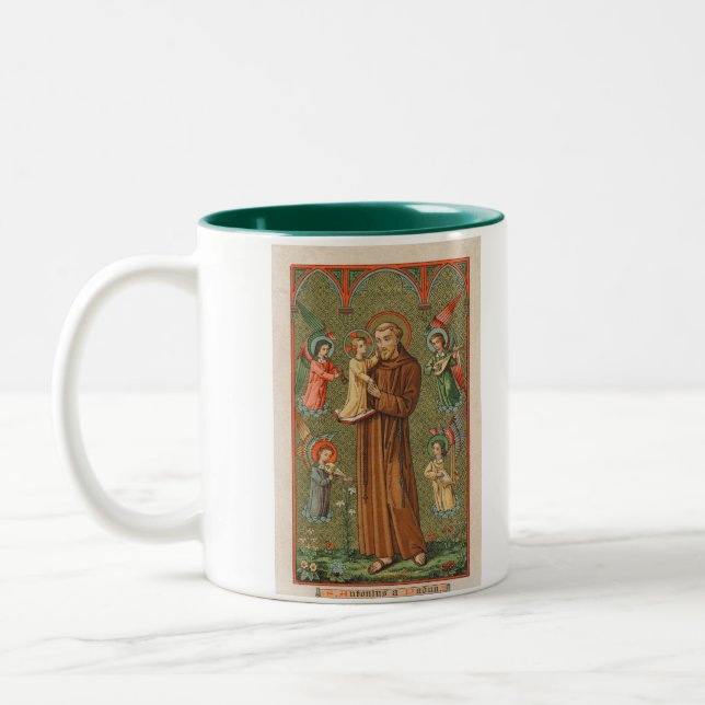 Tasse 2 Couleurs Saint Anthony de Padoue (Gauche)