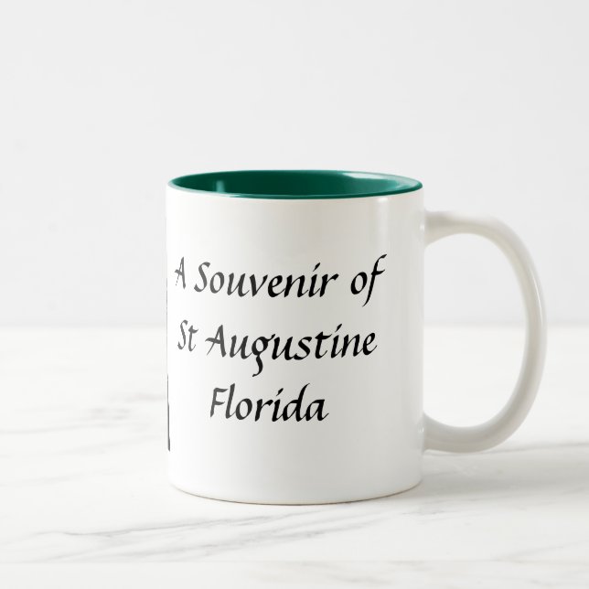 Tasse 2 Couleurs Saint Augustine Souvenir Musique (Droit)