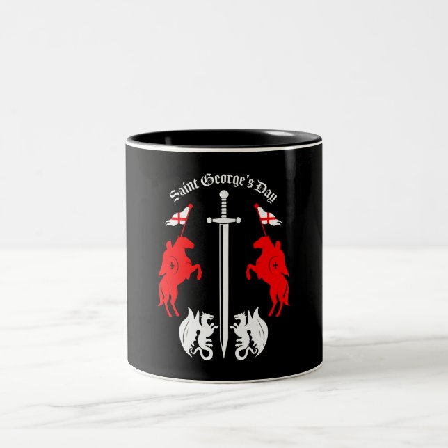 Tasse 2 Couleurs Saint George's Day (Centre)