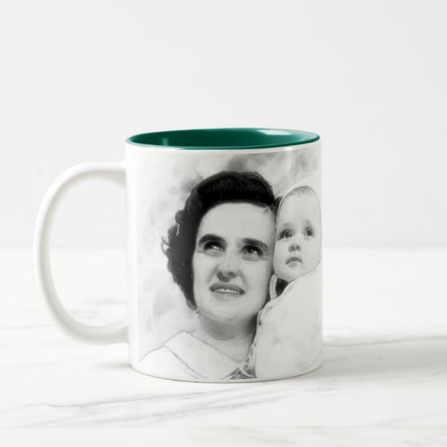 Tasse 2 Couleurs Saint Gianna Beretta Molla (Gauche)
