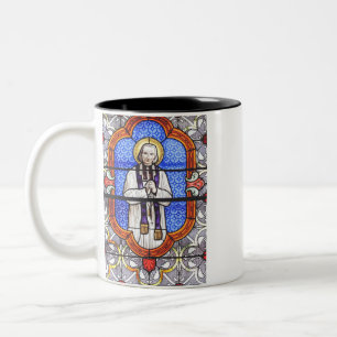Tasse 2 Couleurs Saint Jean Vianney Guide de l'Âme Premium Impressi