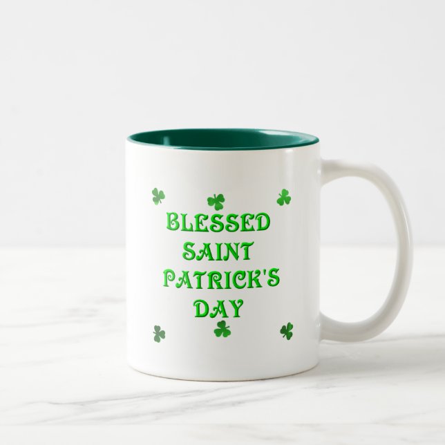 Tasse 2 Couleurs Saint Patrick (1) (Droit)
