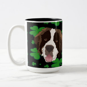 Tasse 2 Couleurs Saint Patrick’s Day Saint Bernard