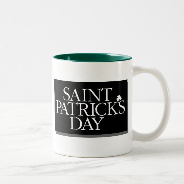 Tasse 2 Couleurs Saint Patrick's Day (Droit)