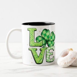 Tasse 2 Couleurs Saint Patrick's Day Love Green Irish