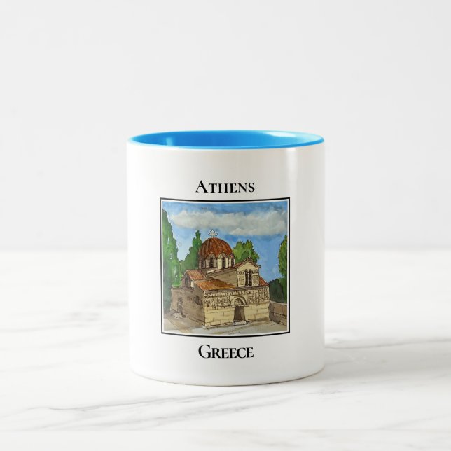 Tasse 2 Couleurs Sainte Église de la Vierge Marie Gorgoepikoos (Centre)