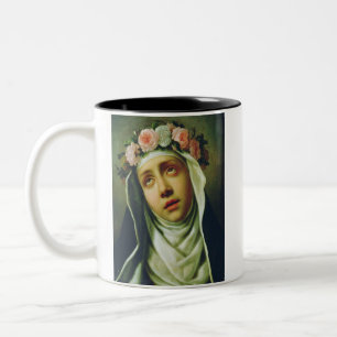 Tasse 2 Couleurs Sainte Rose de Lima L'Ange du Pérou Beaux-Arts