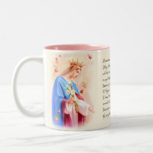Tasse 2 Couleurs Sainte Vierge Marie Vintage Dame de grâce