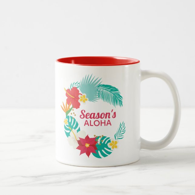 Tasse 2 Couleurs Saison Aloha Hawaiian (Droit)