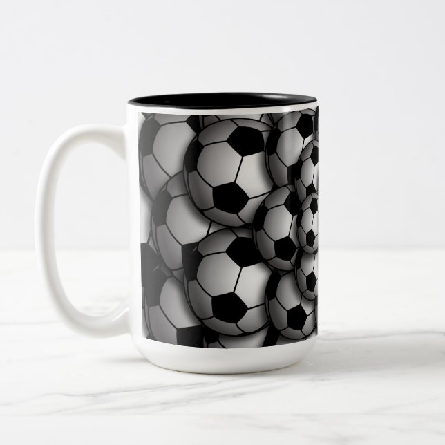 Tasse 2 Couleurs Saison de football (Gauche)