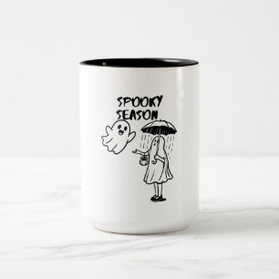 Tasse 2 Couleurs Saison effrayante Mignon Fantôme Halloween