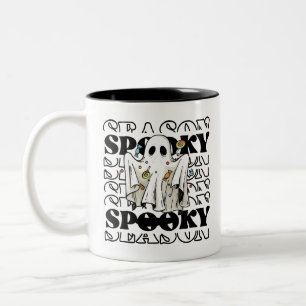 Tasse 2 Couleurs SAISON ÉFFRAYANTE PERSONNALISÉE Halloween mignon f