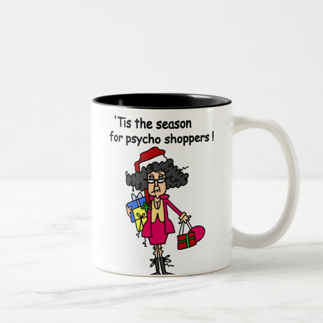 Tasse 2 Couleurs Saison Pour Psycho Shoppers (Droit)