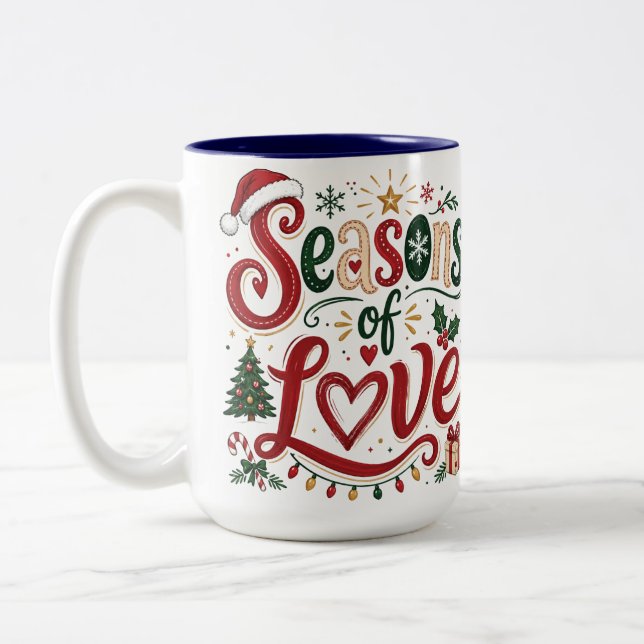 Tasse 2 Couleurs Saisons d'amour (Gauche)