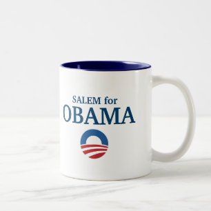 Tasse 2 Couleurs SALEM pour la coutume d'Obama votre ville