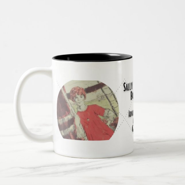 Tasse 2 Couleurs Sally Watson - Aventurier et auteur (Gauche)