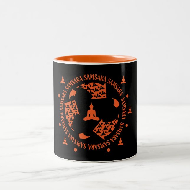 Tasse 2 Couleurs Samara Bouddhist (Centre)
