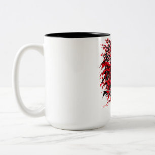 Tasse 2 Couleurs Samouraï Guerrier du Soleil Rouge – Fleur de Ceris