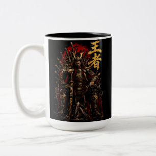 Tasse 2 Couleurs Samouraï Roi – Trône d'Épées Guerrier Japonais
