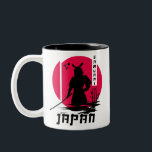 Tasse 2 Couleurs Samurai Japon Ninja<br><div class="desc">Un produit pour les amateurs de samouraïs japonais, leur culture et leurs traditions.</div>