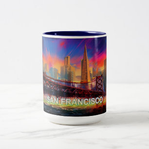 Tasse 2 Couleurs San Francisco City En Bord De Baie