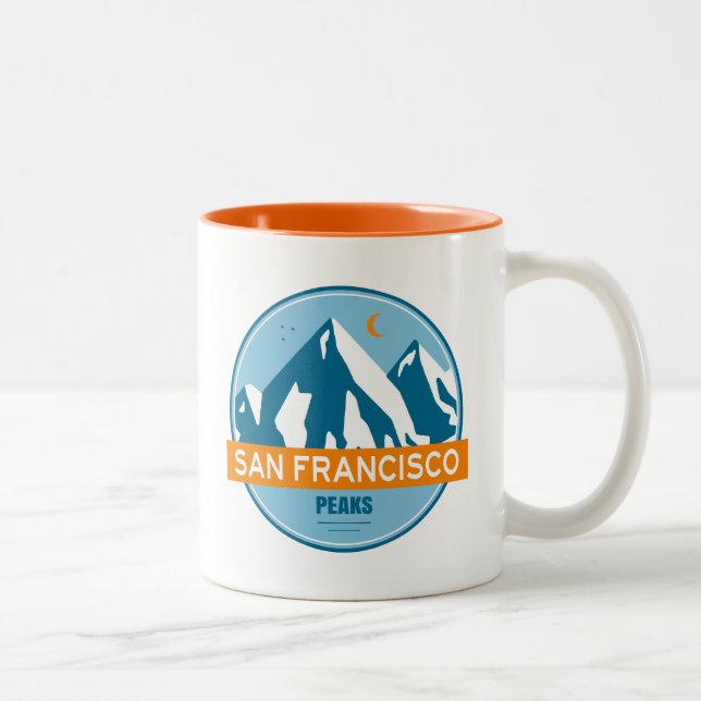 Tasse 2 Couleurs San Francisco Peaks Arizona Stars Moon (Droit)