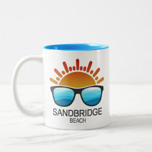 Tasse 2 Couleurs Sandbridge Beach Virginia Lunettes de soleil