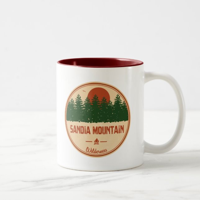 Tasse 2 Couleurs Sandia Mountain Wilderness (Droit)