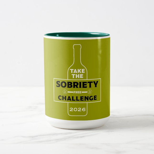 Tasse 2 Couleurs Sans Alcool Et Sobre (Centre)