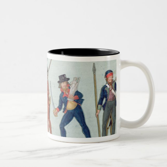 Tasse 2 Couleurs Sans Culotte allumant son tuyau (Droit)