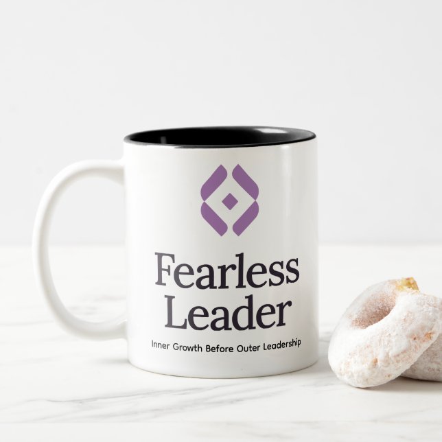 Tasse 2 Couleurs Sans peur  (Avec donut)