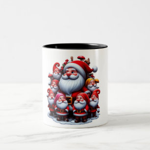 Tasse 2 Couleurs Santa Claus