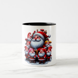 Tasse 2 Couleurs Santa Claus