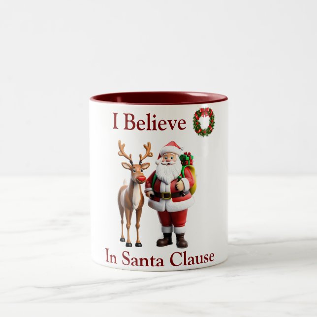 Tasse 2 Couleurs Santa Clause (Centre)