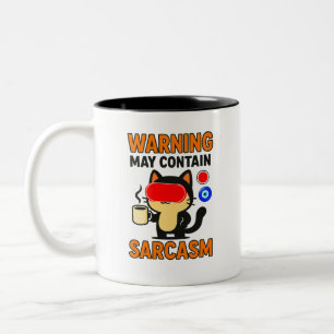 Tasse 2 Couleurs Sarcasme drôle