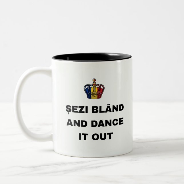 Tasse 2 Couleurs S'ASSEoir DOUCEMENT ET LE DANSER (Gauche)