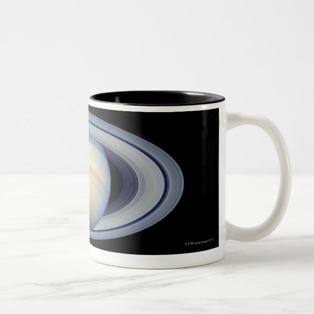 Tasse 2 Couleurs Saturn avec des anneaux à plus grand-angulaire à (Droit)