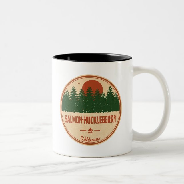 Tasse 2 Couleurs Saumon-Huckleberry Wilderness (Droit)
