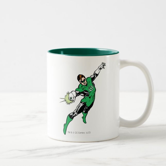 Tasse 2 Couleurs Saute-lanterne verte (Droit)