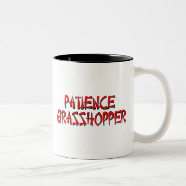 TASSE 2 COULEURS SAUTERELLE DE LA PATIENCE (Droit)