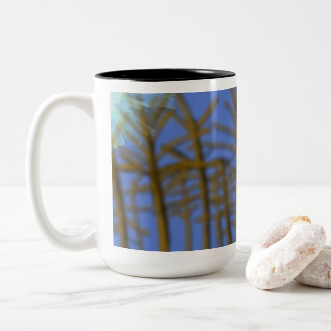 Tasse 2 Couleurs Sauvage et libre (Avec donut)