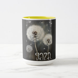 Tasse 2 Couleurs Sauvez Gaza. Pas De Guerre, Seulement De Paix.