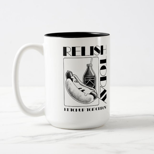 Tasse 2 Couleurs Savourez Aujourd'hui (Gauche)