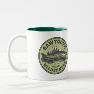 Tasse 2 Couleurs Sawtooth Wilderness Idaho Montagne Randonnée Alpin