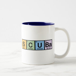 Tasse 2 Couleurs Scaphandre fait d'éléments