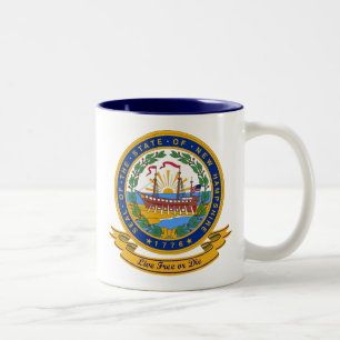 Tasse 2 Couleurs Sceau du New Hampshire
