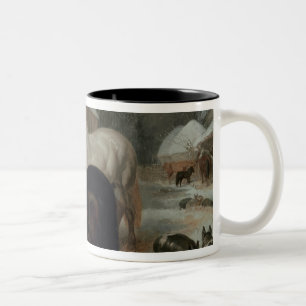 Tasse 2 Couleurs Scène de basse cour