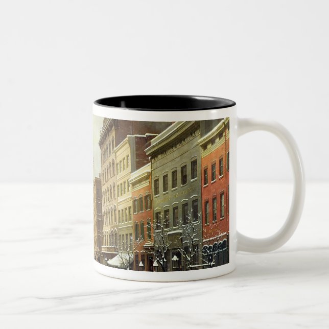 Tasse 2 Couleurs Scène de rue à New York (Droit)